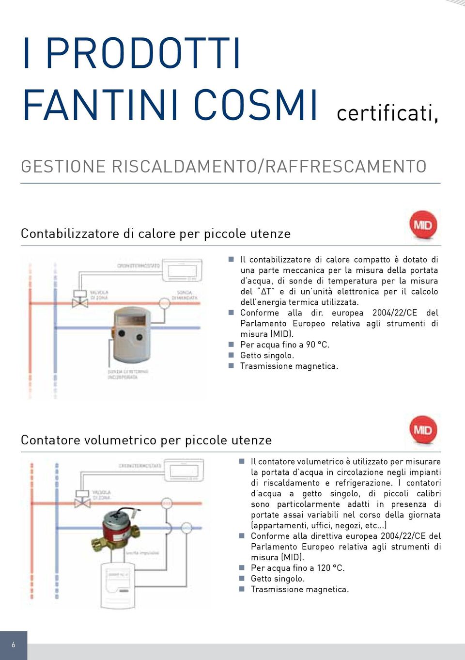 europea 2004/22/CE del Per acqua fino a 90 C. Getto singolo.