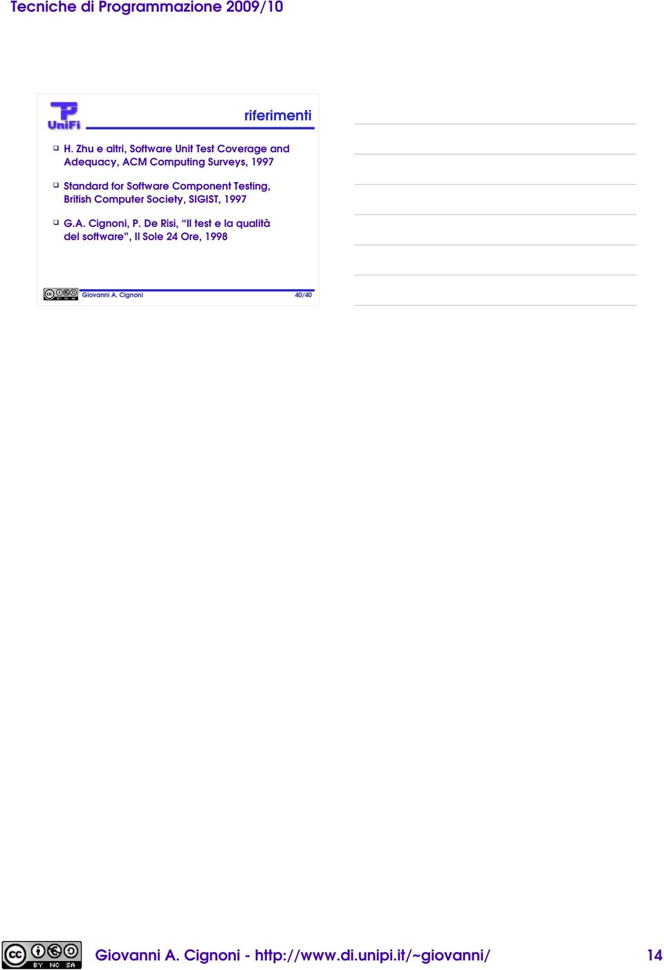 Surveys, 1997 Standard for Software Component Testing, British Computer