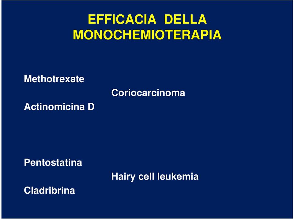 Actinomicina D Coriocarcinoma