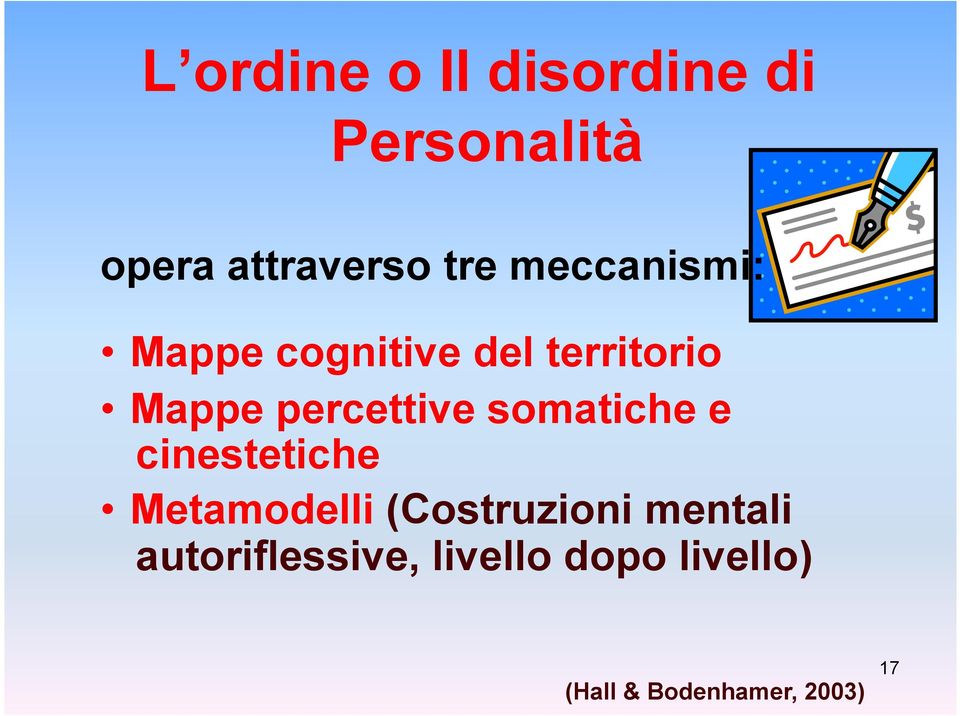 somatiche e cinestetiche Metamodelli (Costruzioni mentali