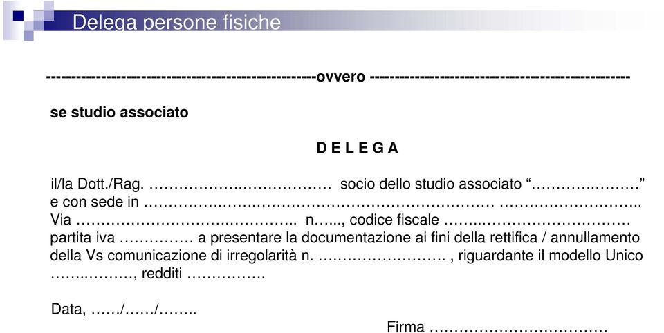 . socio dello studio associato. e con sede in.... Via... n..., codice fiscale.