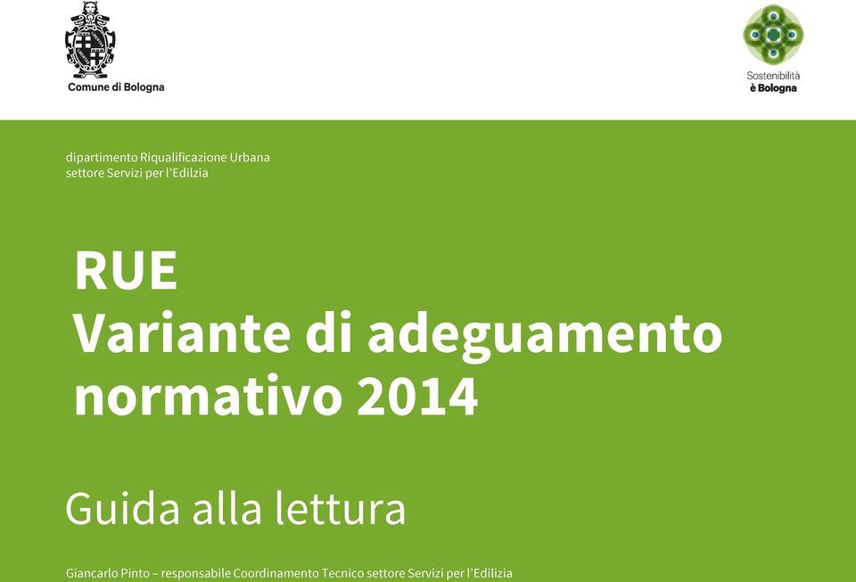 2014 Guida alla lettura Giancarlo Pinto responsabile