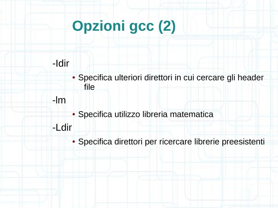 file Specifica utilizzo libreria matematica