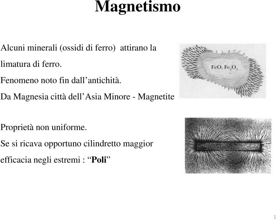 Da Magnesia città dell Asia Minore - Magnetite Proprietà non