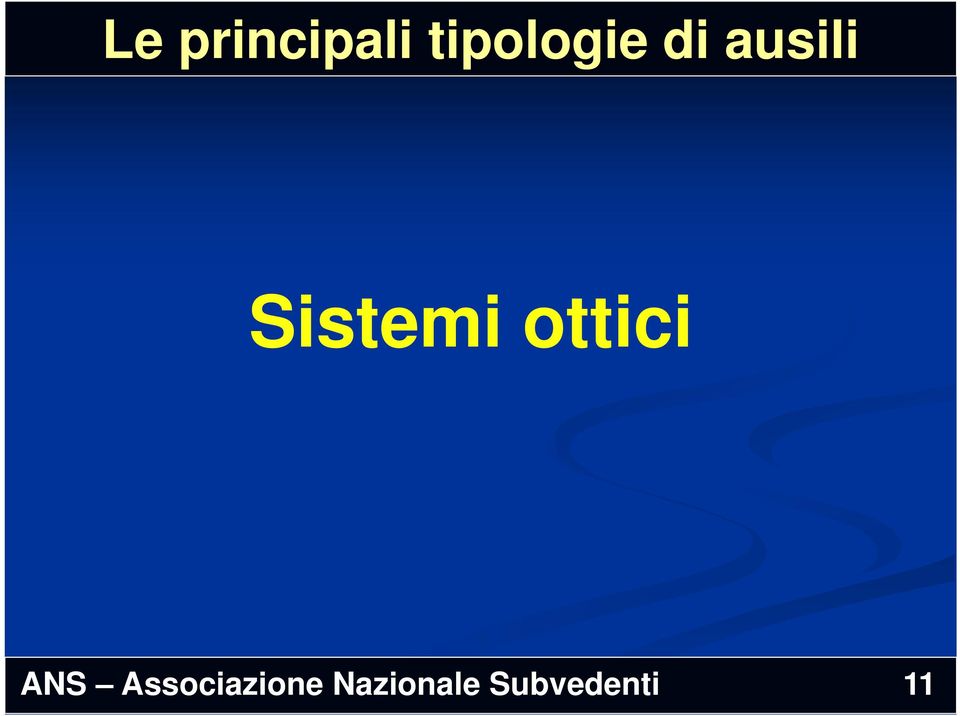 Sistemi ottici ANS