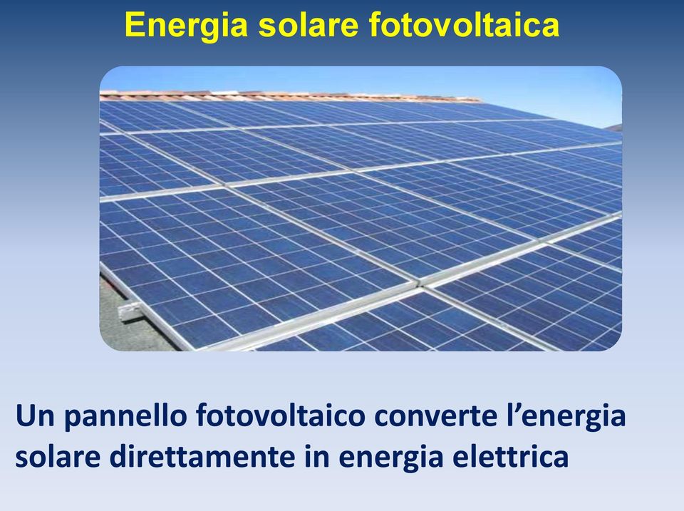 converte l energia solare