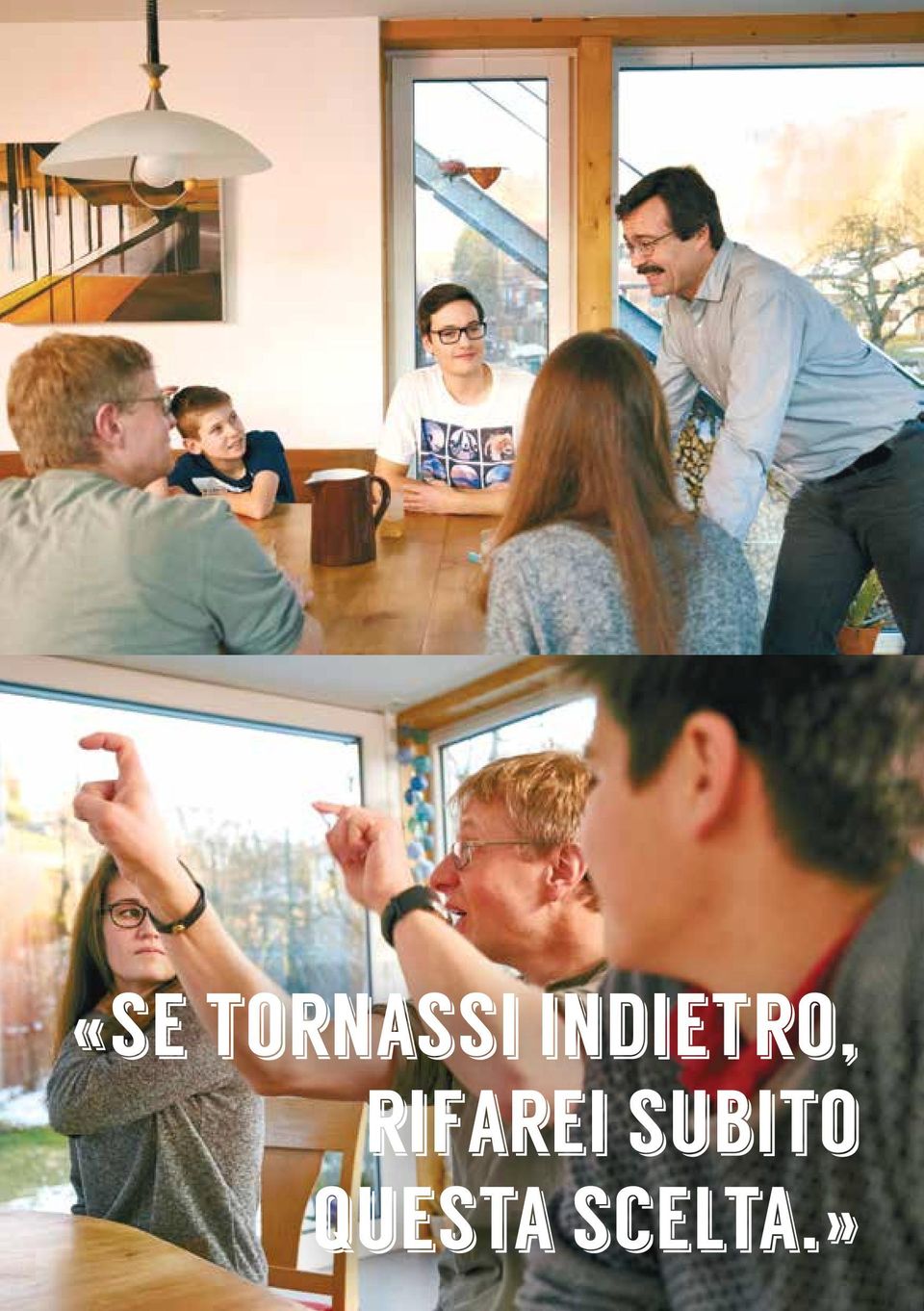 indietro,