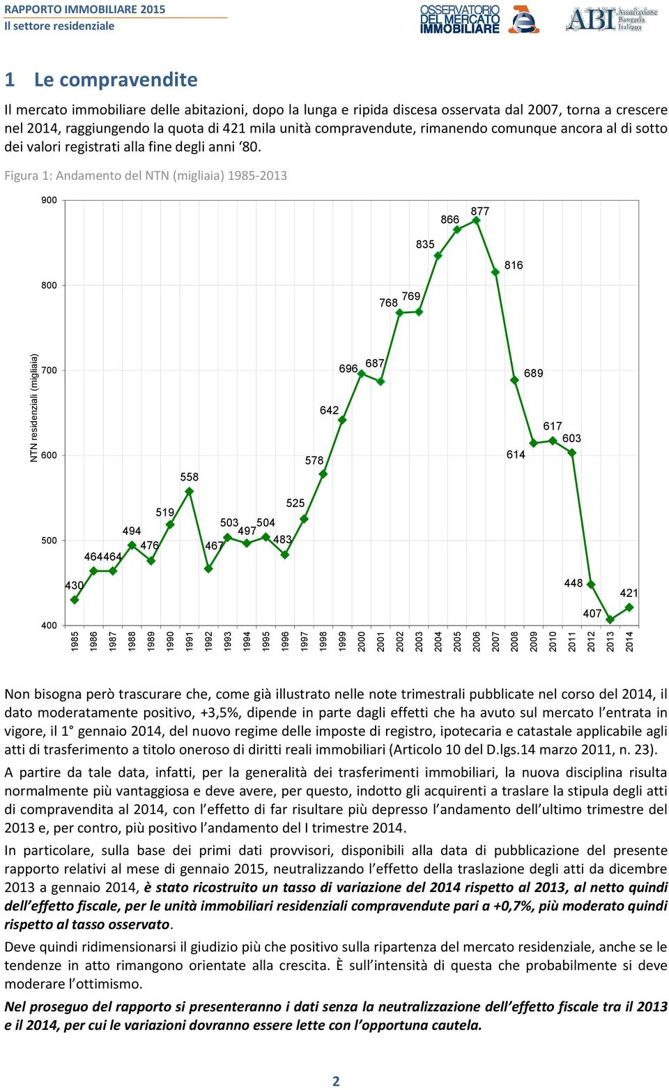 comunque ancora al di sotto dei valori registrati alla fine degli anni.