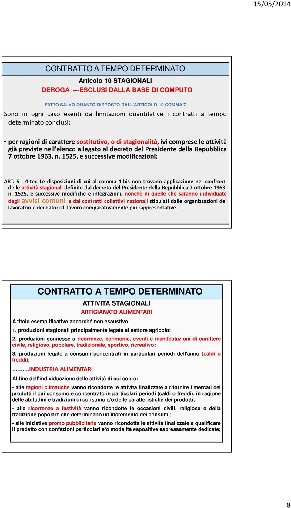 1525, e successive modificazioni; ART. 5-4-ter.