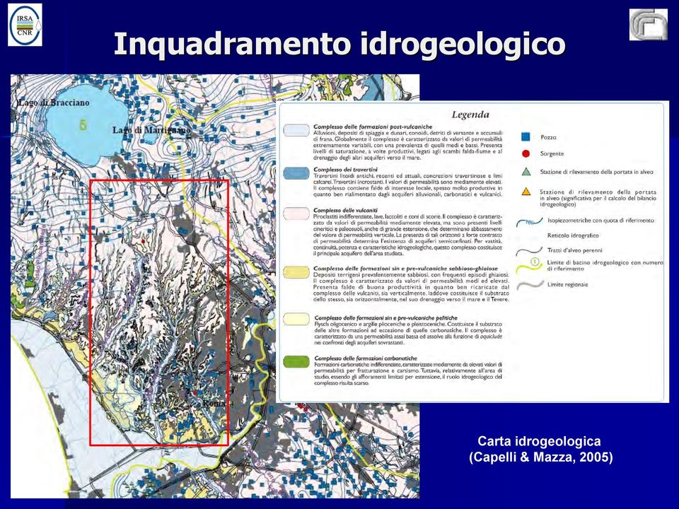 Idrogeologica del Delta del Fiume Tevere 6 Complesso Idrogeologico dei depositi argilloso-marnosi a bassa