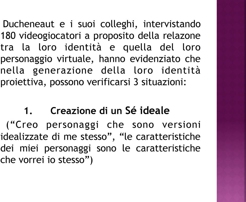 proiettiva, possono verificarsi 3 situazioni: 1.