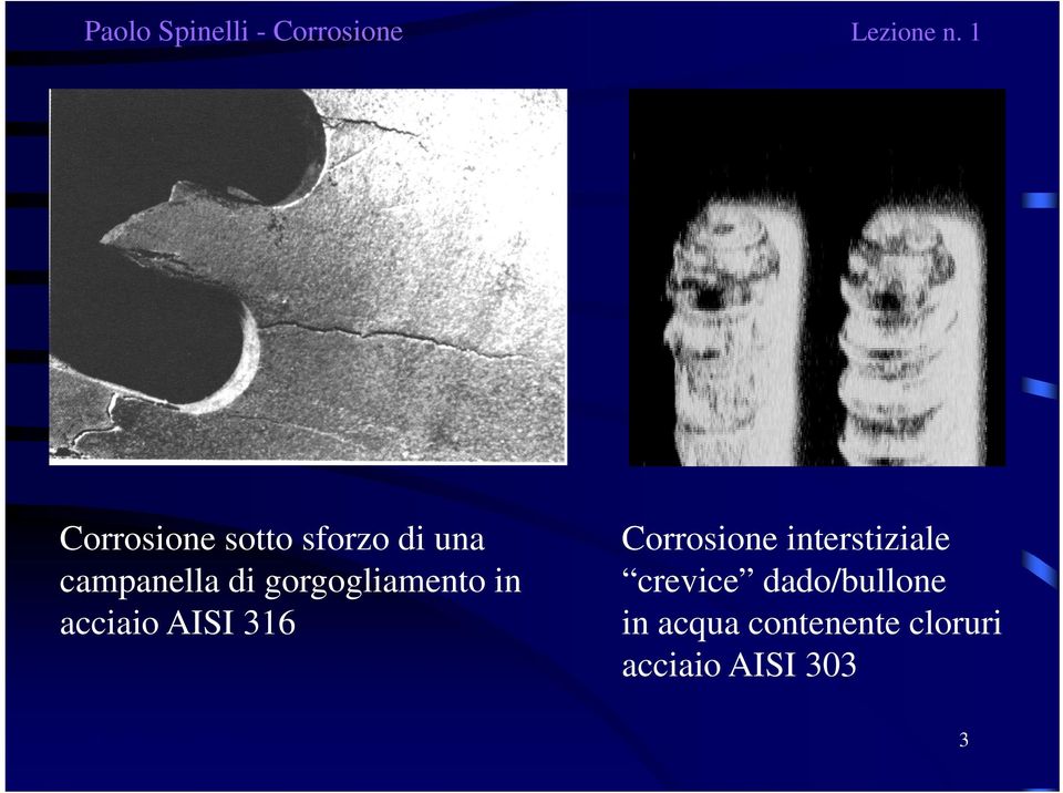 Corrosione interstiziale crevice