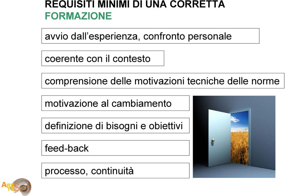 comprensione delle motivazioni tecniche delle norme motivazione