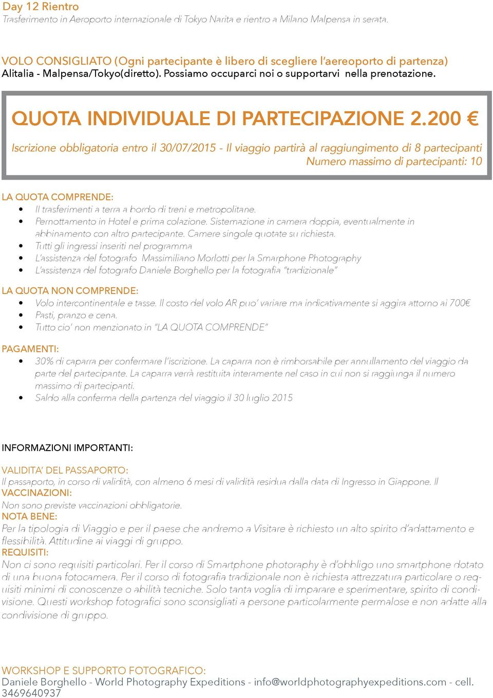 QUOTA INDIVIDUALE DI PARTECIPAZIONE 2.