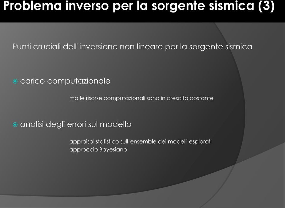 risorse computazionali sono in crescita costante analisi degli errori sul