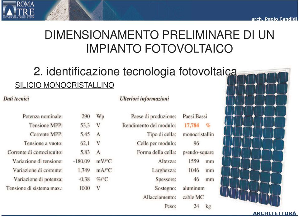 identificazione tecnologia