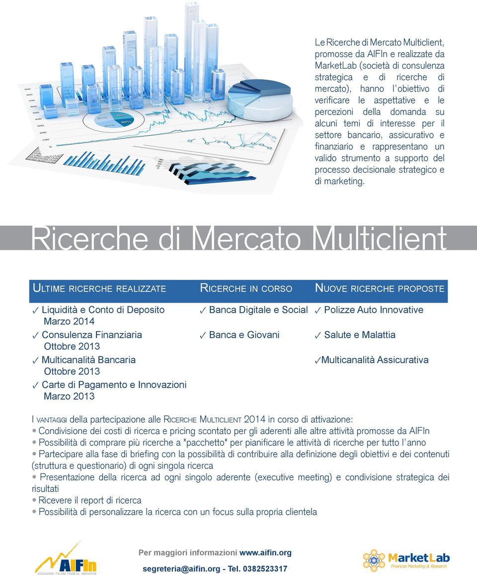 Ricrch di Mrcato Multiclint Ultim ricrch ralizzat Ricrch in corso Nuov ricrch propost Liquidità Conto di Dposito Marzo 2014 Consulnza Finanziaria Ottobr 2013 Multicanalità Bancaria Ottobr 2013 Cart