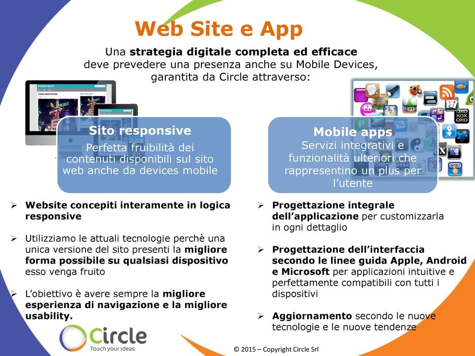 possibile su qualsiasi dispositivo esso venga fruito L obiettivo è avere sempre la migliore esperienza di navigazione e la migliore usability.