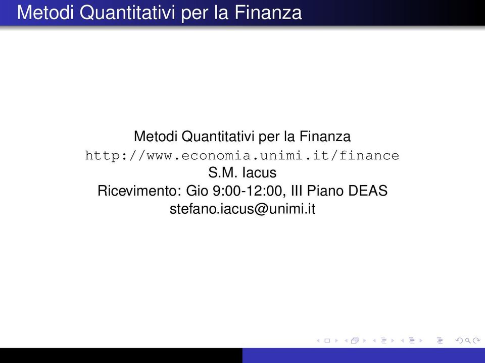 economia.unimi.it/finance S.M.