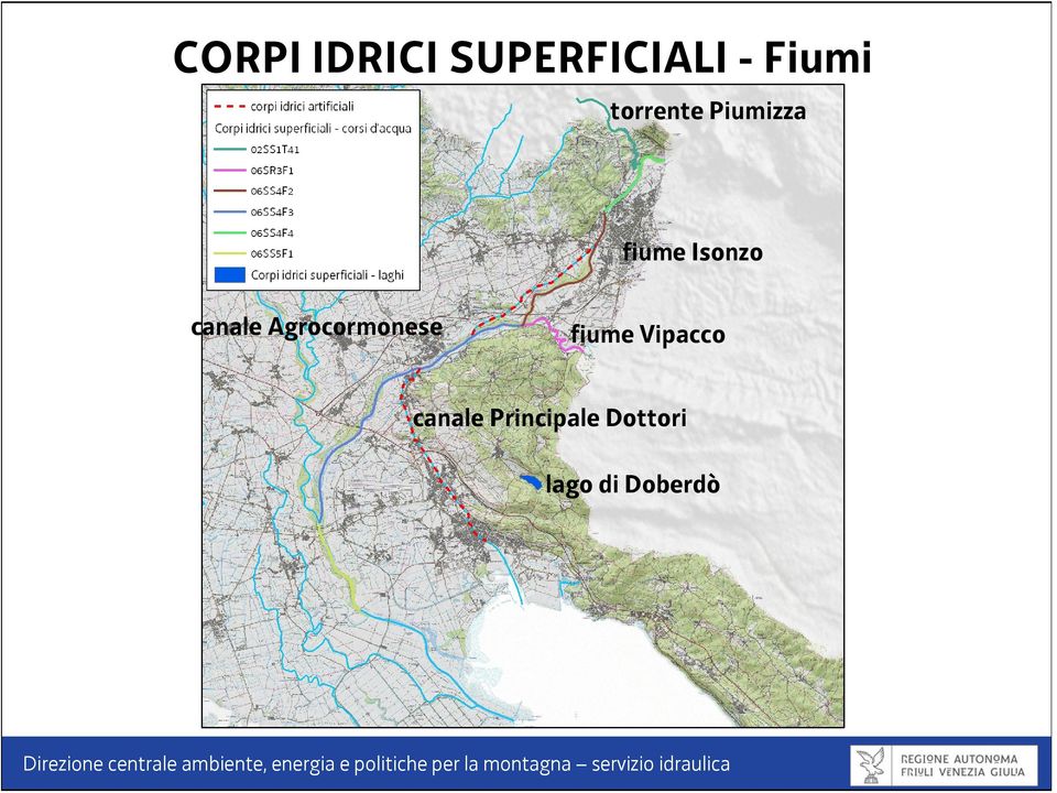 canale Agrocormonese fiume Vipacco