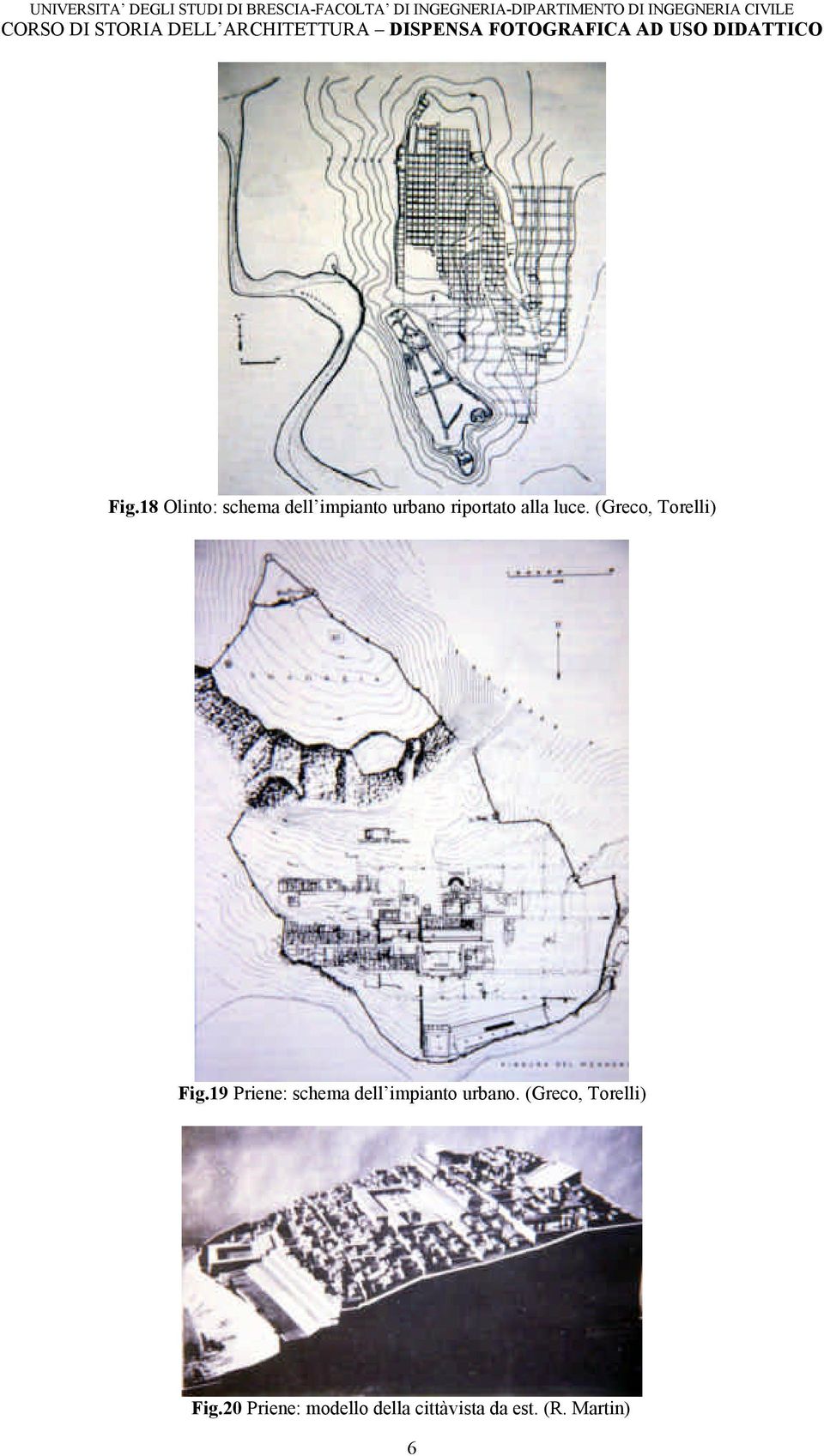 19 Priene: schema dell impianto urbano.