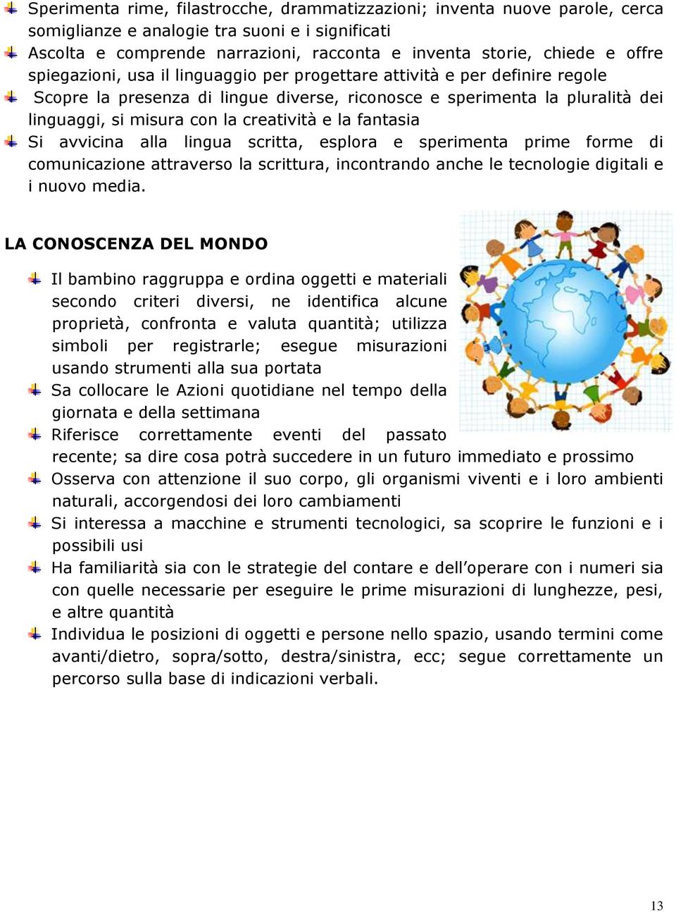 fantasia Si avvicina alla lingua scritta, esplora e sperimenta prime forme di comunicazione attraverso la scrittura, incontrando anche le tecnologie digitali e i nuovo media.