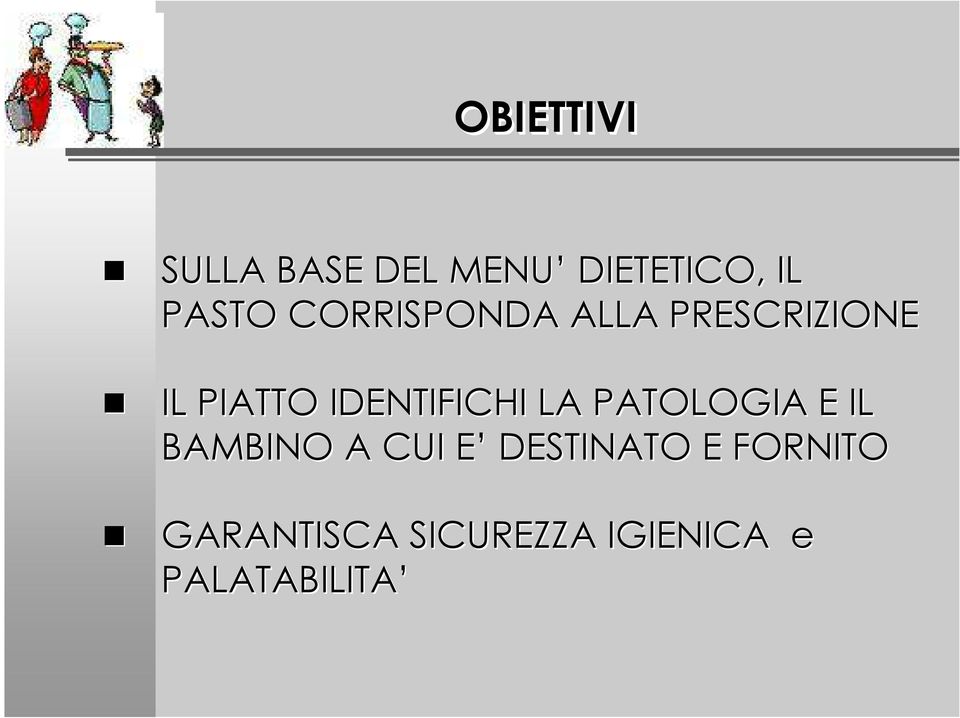 IDENTIFICHI LA PATOLOGIA E IL BAMBINO A CUI E