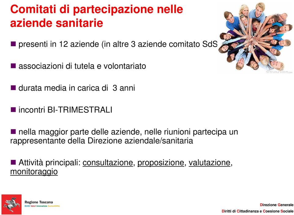 BI-TRIMESTRALI nella maggior parte delle aziende, nelle riunioni partecipa un rappresentante