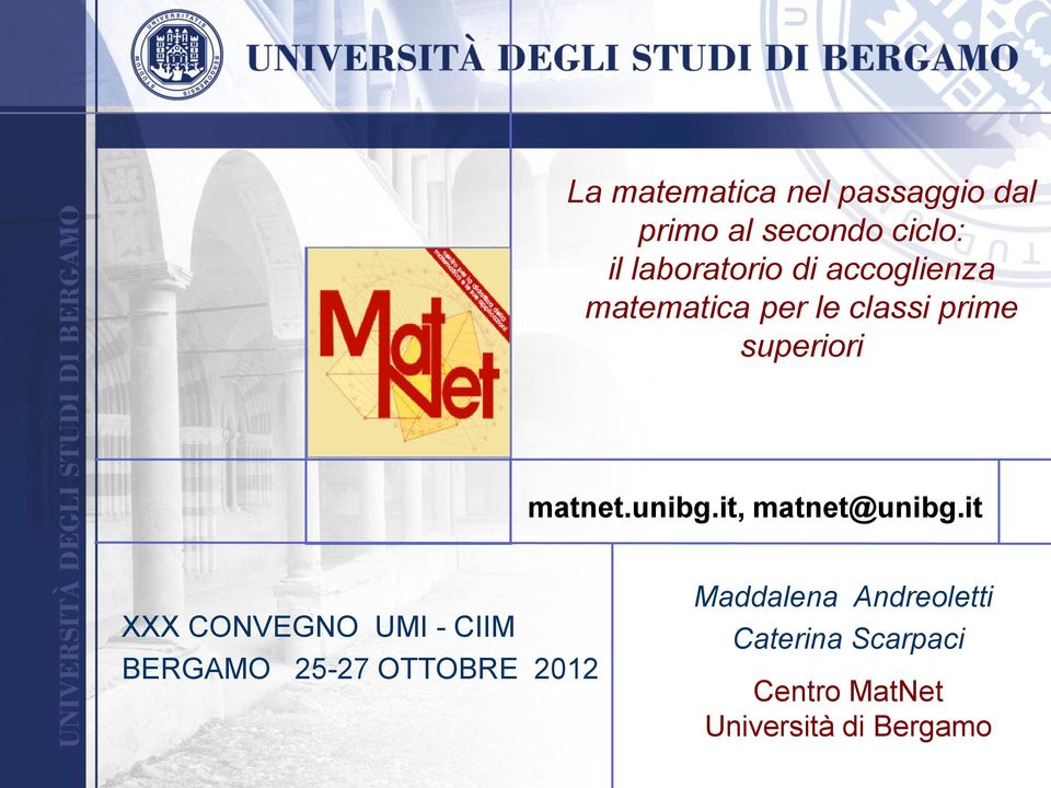 it, matnet@unibg.