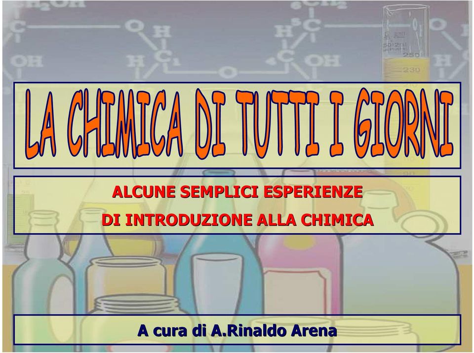 INTRODUZIONE ALLA