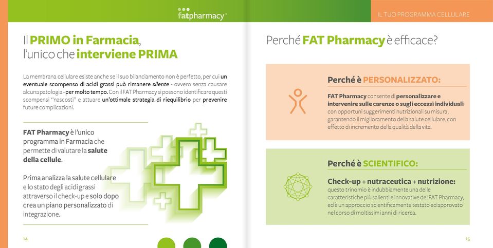 Con il FAT Pharmacy si possono identificare questi scompensi nascosti e attuare un ottimale strategia di riequilibrio per prevenire future complicazioni.