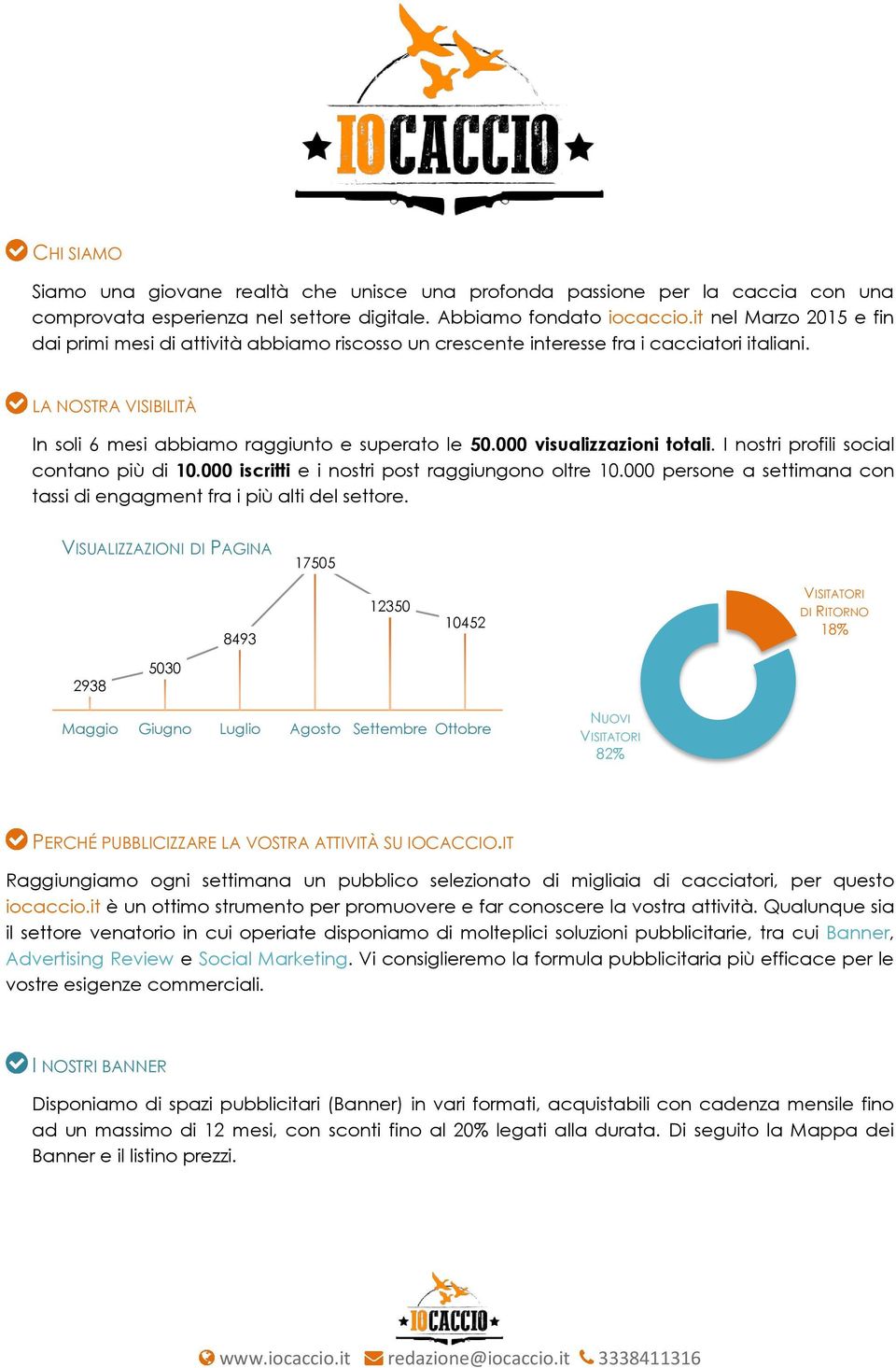 000 visualizzazioni totali. I nostri profili social contano più di 10.000 iscritti e i nostri post raggiungono oltre 10.000 persone a settimana con tassi di engagment fra i più alti del settore.