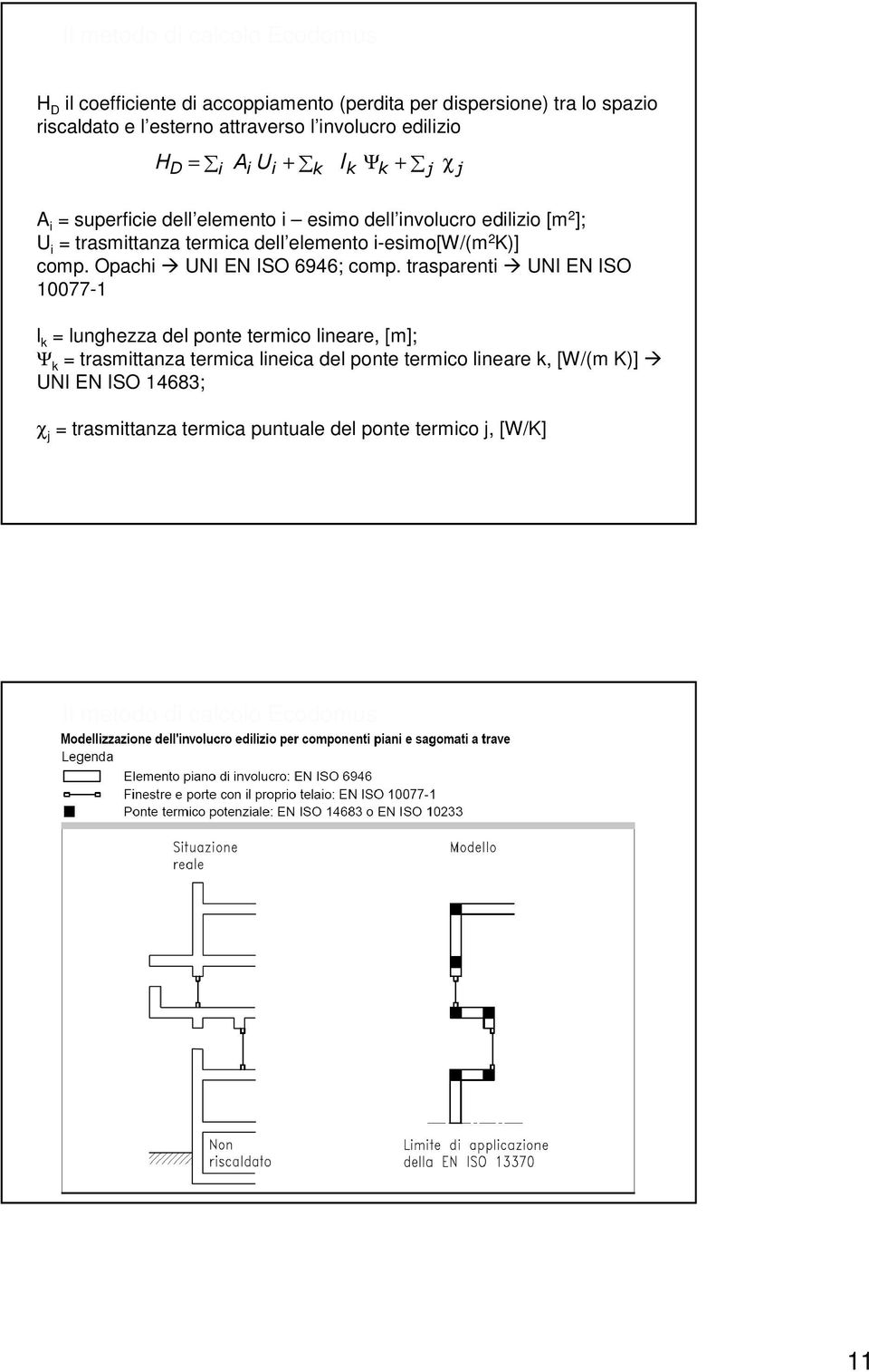 i-esimo[w/(m 2 K)] comp. Opachi UNI EN ISO 6946; comp.