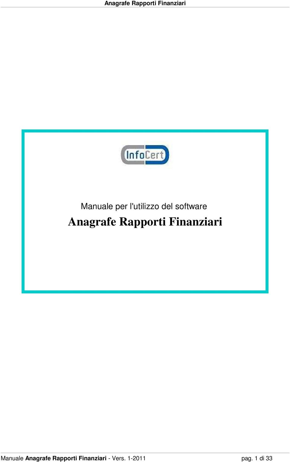 Finanziari Manuale Anagrafe