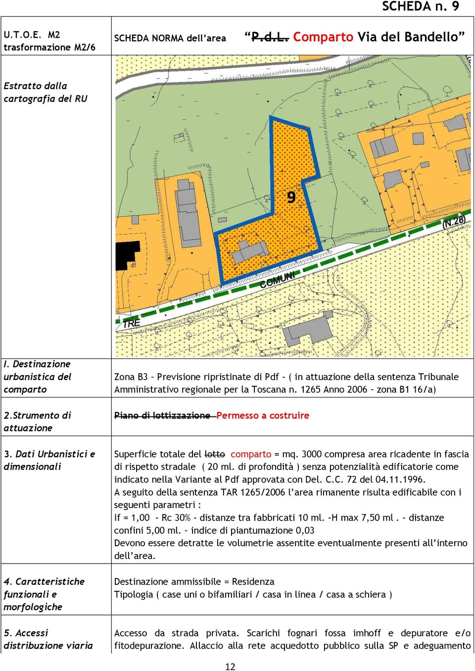 Accessi distribuzione viaria Zona B3 Previsione ripristinate di Pdf - ( in attuazione della sentenza Tribunale Amministrativo regionale per la Toscana n.