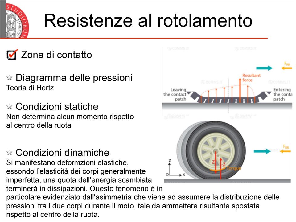 imperfetta, una quota dell energia scambiata terminerà in dissipazioni.