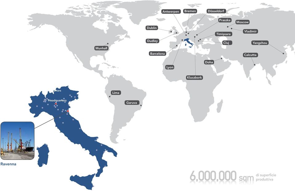 Yangzhou Calcutta Lyon Doha Kluczbork Headquarters Lima