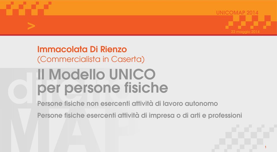 esercenti attività di lavoro autonomo Persone fisiche