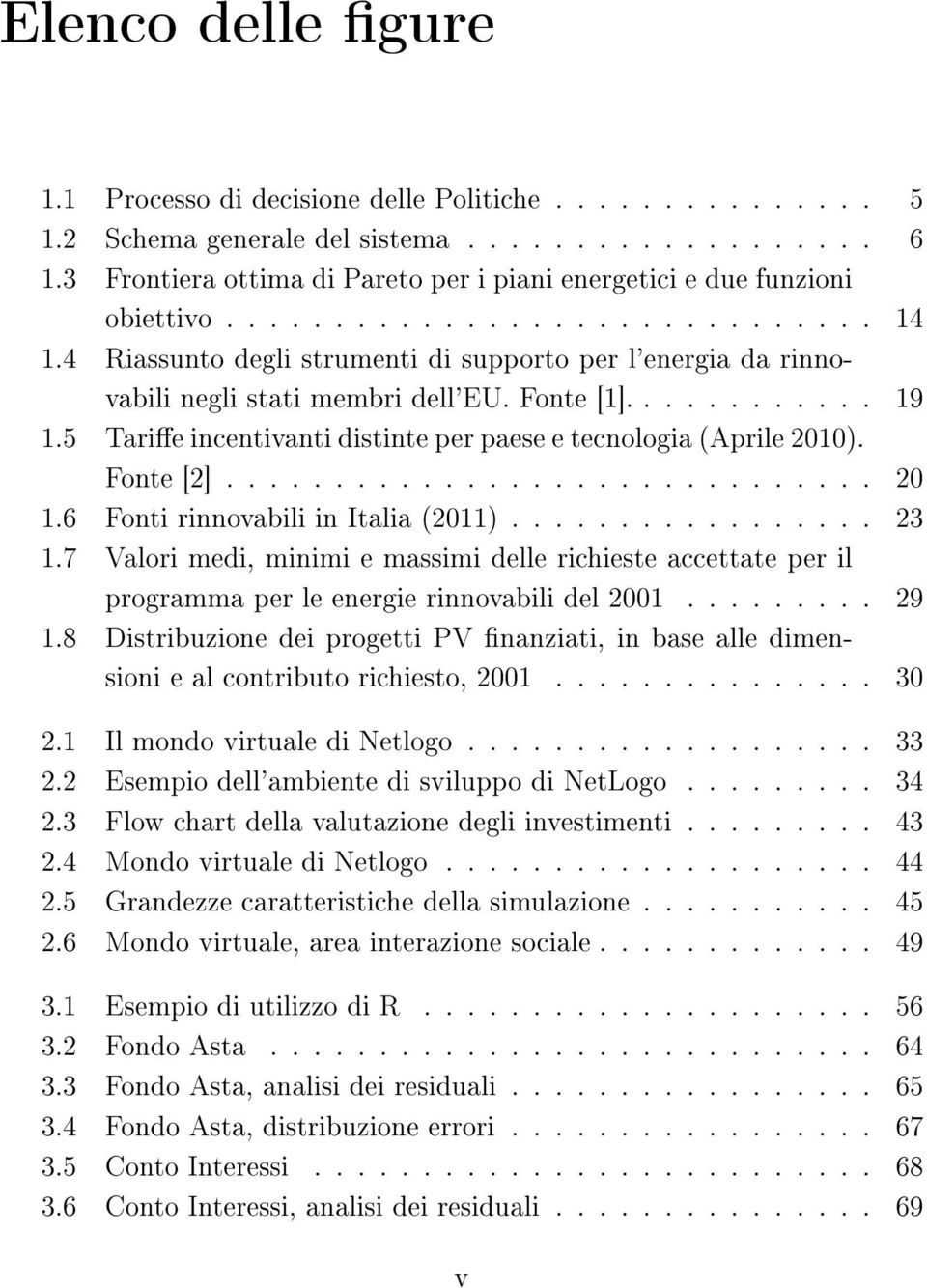 4 Riassunto degli strumenti di supporto per l'energia da rinnovabili negli stati membri dell'eu. Fonte [1]............ 19 1.5 Tarie incentivanti distinte per paese e tecnologia (Aprile 2010).