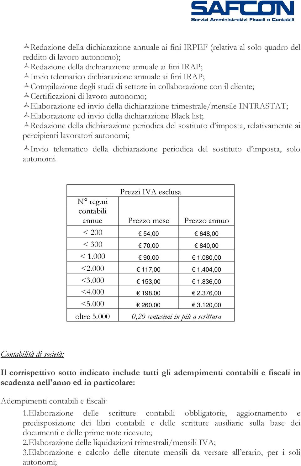 Elaborazione ed invio della dichiarazione Black list; Redazione della dichiarazione periodica del sostituto d imposta, relativamente ai percipienti lavoratori Invio telematico della dichiarazione