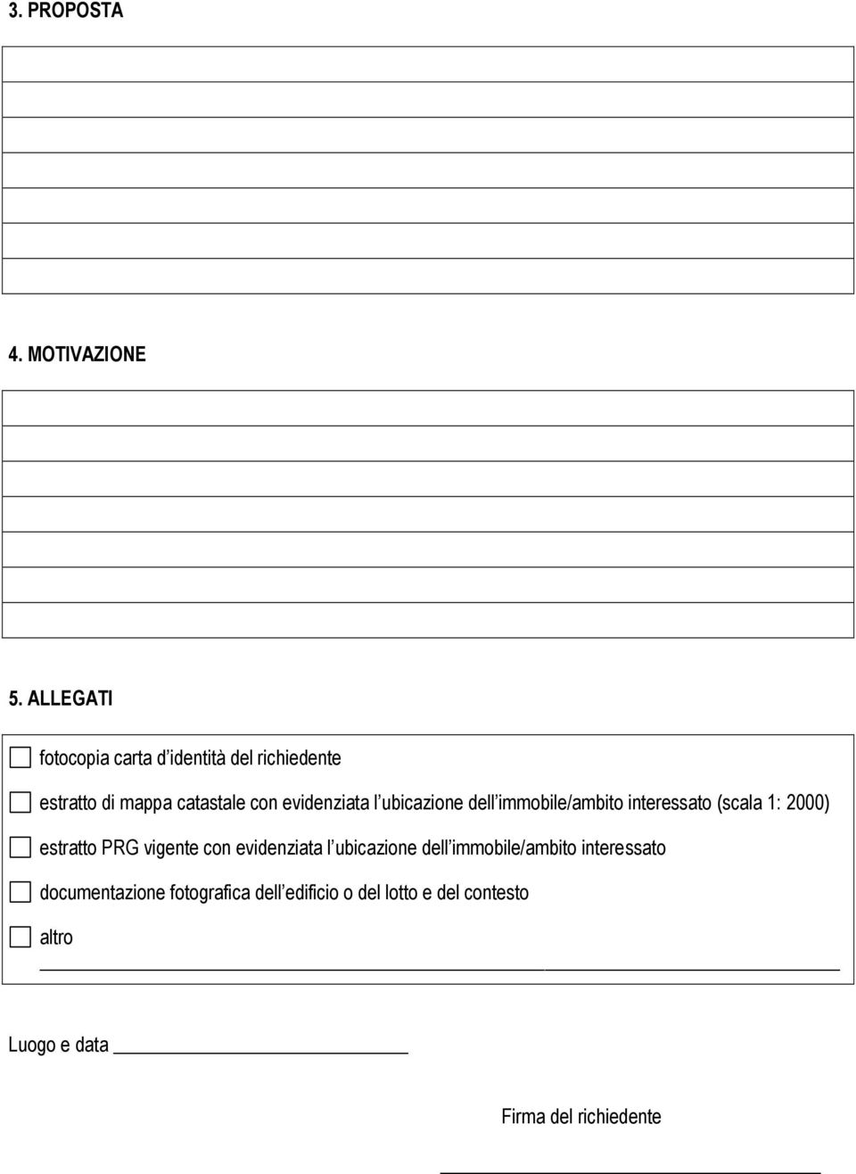 evidenziata l ubicazione dell immobile/ambito interessato (scala 1: 2000) estratto PRG