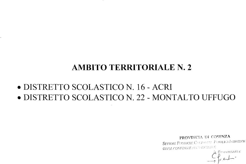 16 - ACRI DISTRETTO