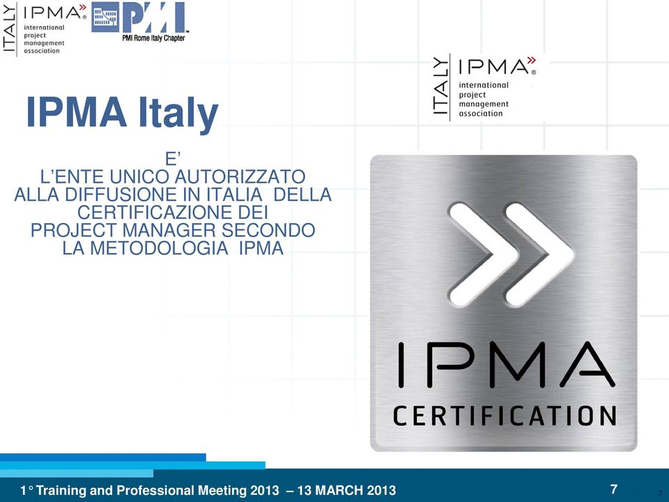 ITALIA DELLA CERTIFICAZIONE DEI