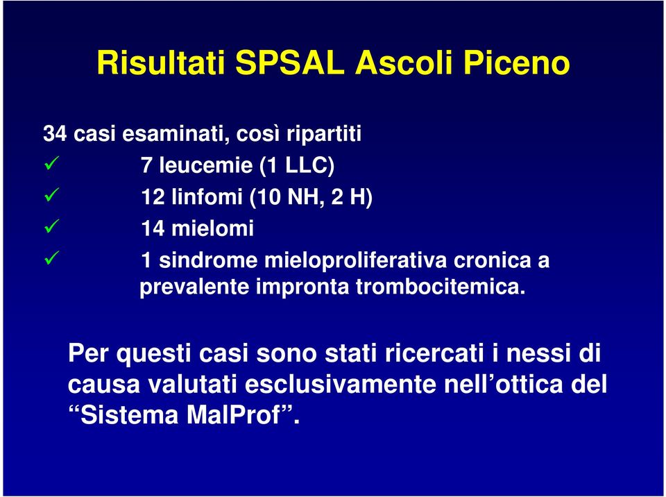 cronica a prevalente impronta trombocitemica.