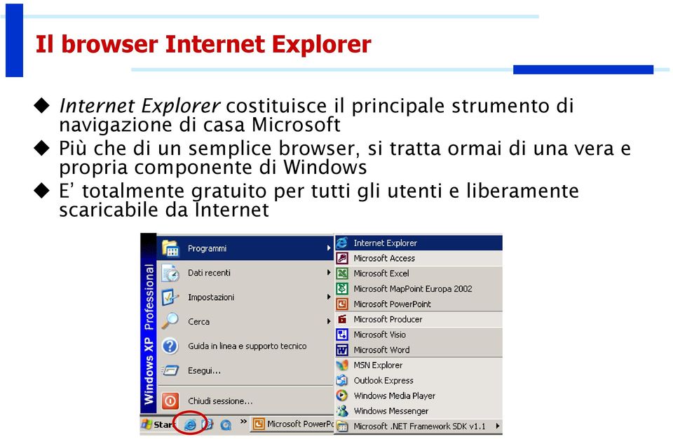 semplice browser, si tratta ormai di una vera e propria componente di