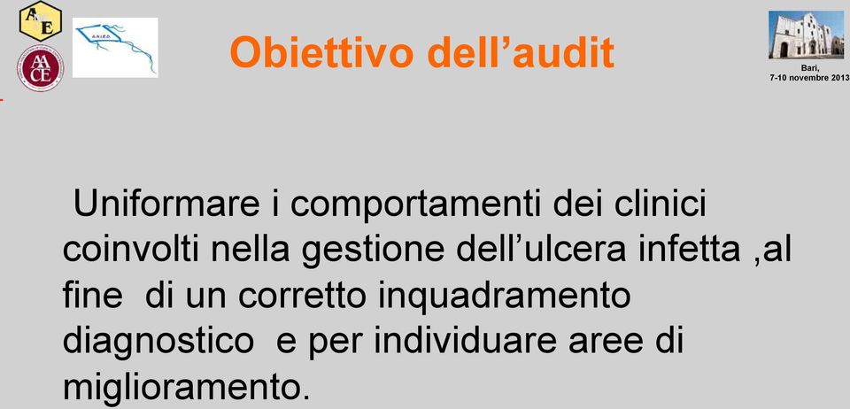 infetta,al fine di un corretto inquadramento