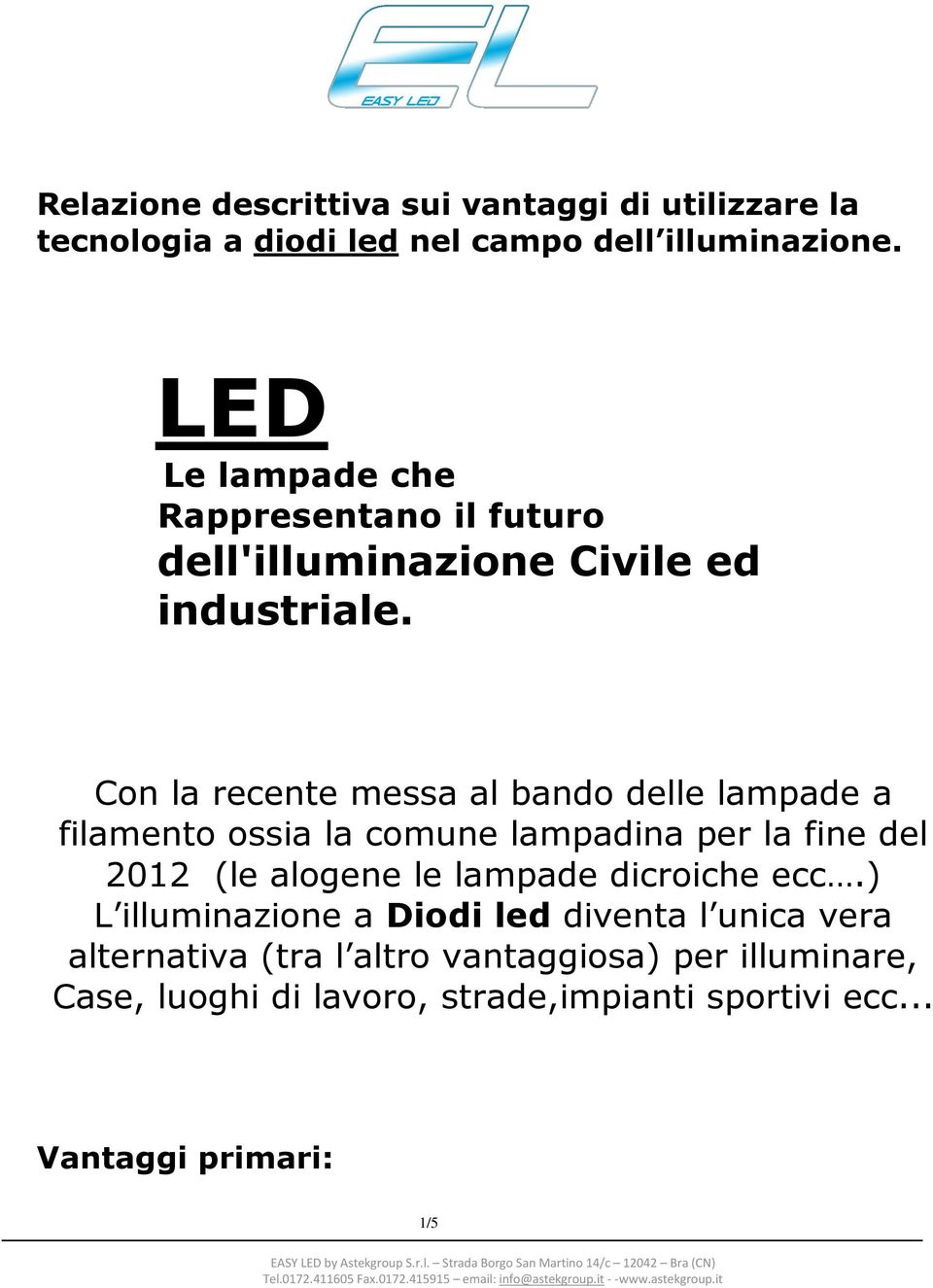 Con la recente messa al bando delle lampade a filamento ossia la comune lampadina per la fine del 2012 (le alogene le lampade