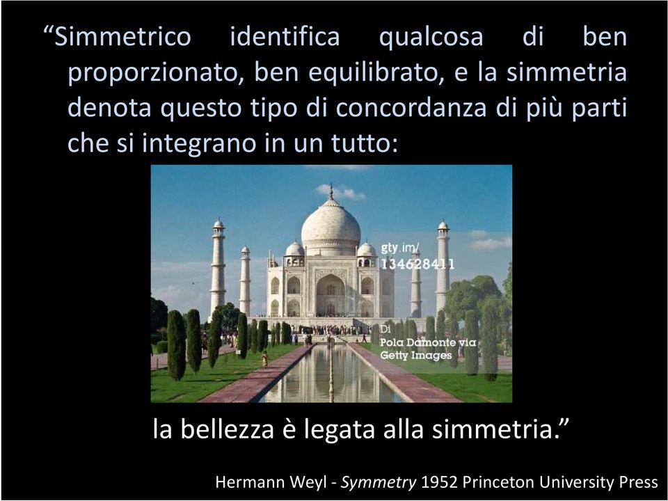 di più parti chesiintegranoinuntutto: la bellezza è legata