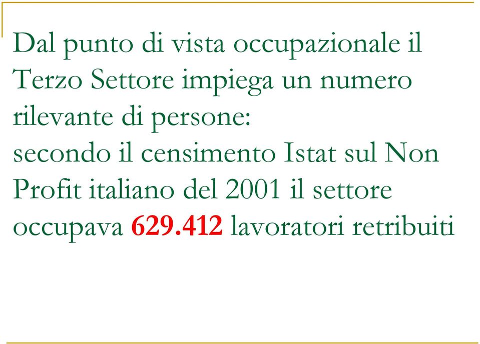 il censimento Istat sul Non Profit italiano del