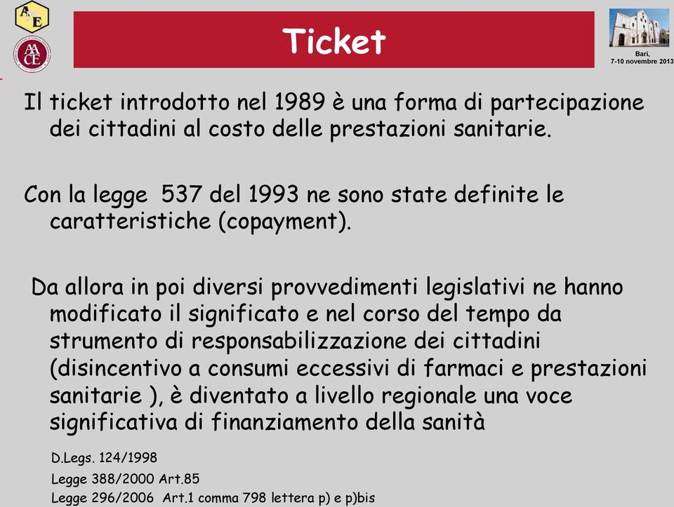 Da allora in poi diversi provvedimenti legislativi ne hanno modificato il significato e nel corso del tempo da strumento di responsabilizzazione dei